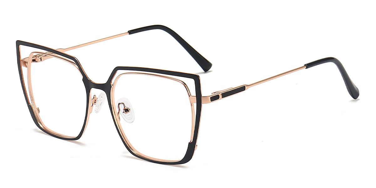 Black Gold Yandi - Square Glasses