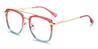 Red Blue Jayce - Aviator Glasses