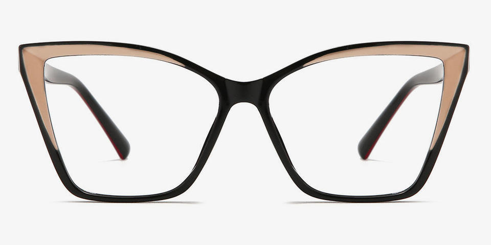 Black Nude Gabrielle - Cat Eye Glasses