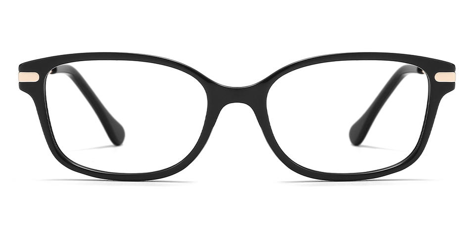 Black Shelby - Rectangle Glasses