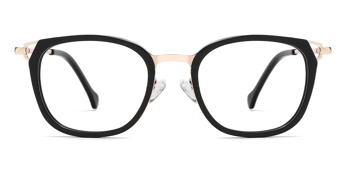 Black Tristan - Rectangle Glasses