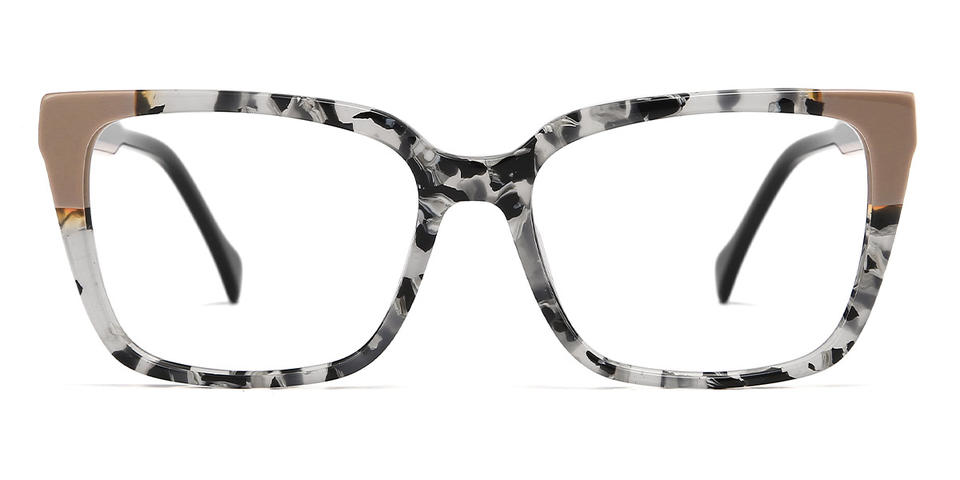 Black Tortoiseshell Levi - Rectangle Glasses