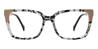 Black Tortoiseshell Levi - Rectangle Glasses