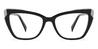 Black Declan - Cat Eye Glasses