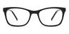 Black Spencer - Rectangle Glasses