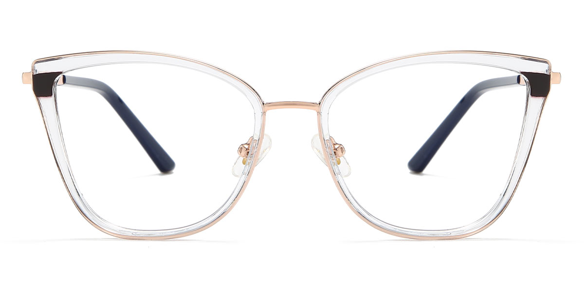 Clear Eupraxia - Cat Eye Glasses