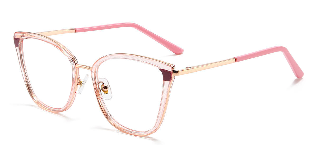 Light Pink Eupraxia - Cat Eye Glasses