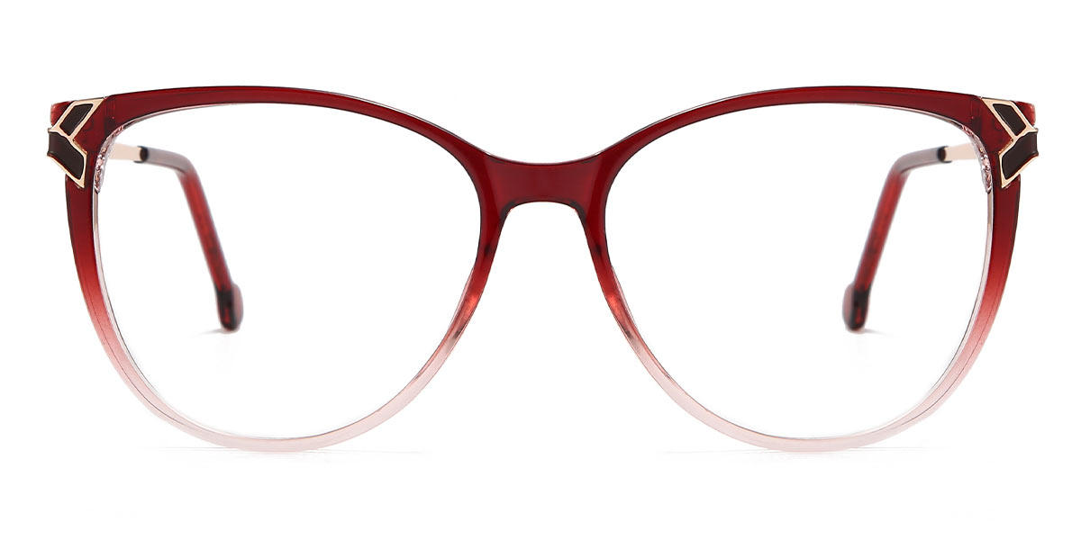 Clear Wine Molly - Cat Eye Glasses