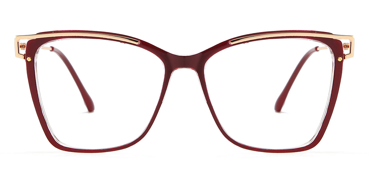 Aphra - Cat Eye Red Glasses For Women | Lensmart Online