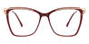 Jujube Red Halia - Square Glasses