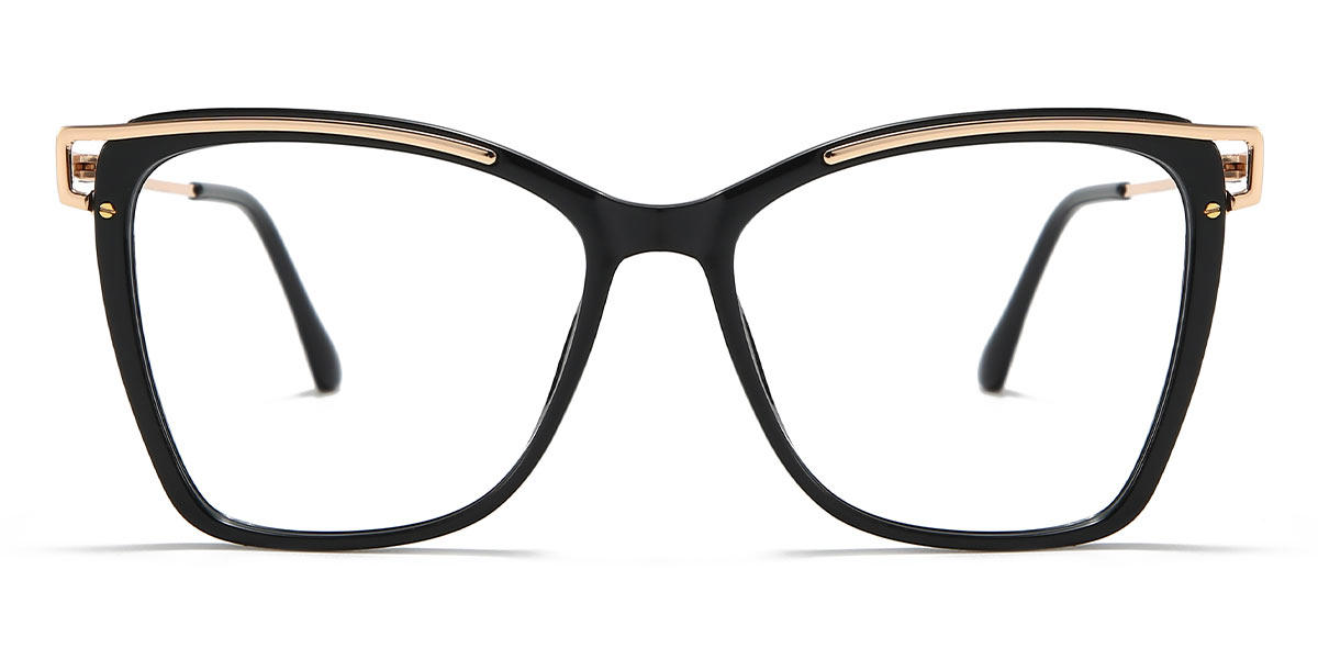 Black Halia - Square Glasses