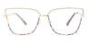 Gold Tortoiseshell Katelyn - Cat Eye Glasses