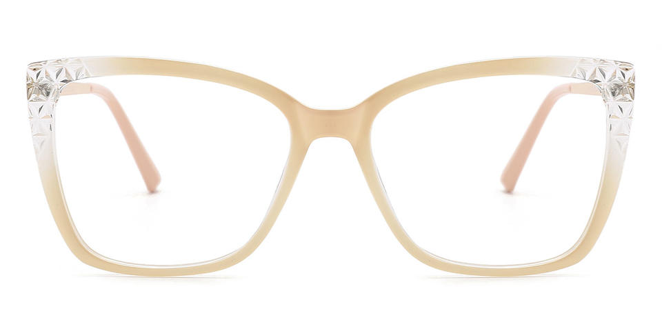Cantaloupe Lyric - Square Glasses