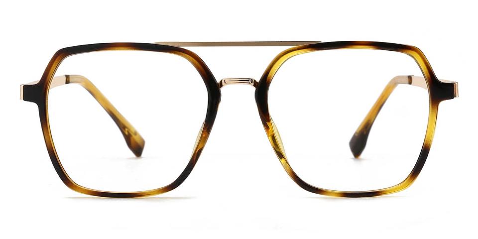 Yellow Tortoiseshell Harrison - Aviator Glasses