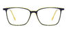 Navy Yellow Filippo - Rectangle Glasses