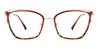 Wine Tortoiseshell Candice - Cat Eye Glasses