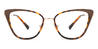 Ash Brown Tortoiseshell Harlotte - Cat Eye Glasses