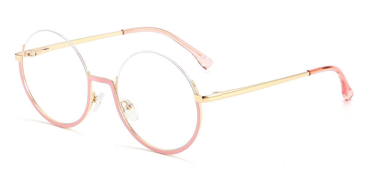 Pink Lucien - Round Glasses