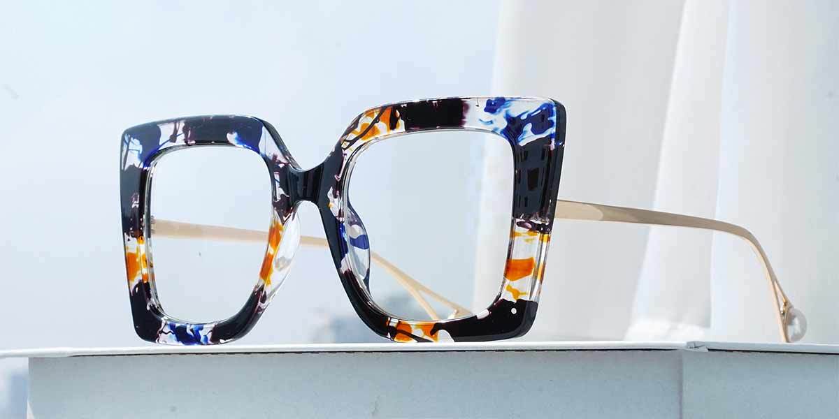 Glazed Elleri - Square Glasses