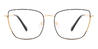 Black Charlotte - Square Glasses