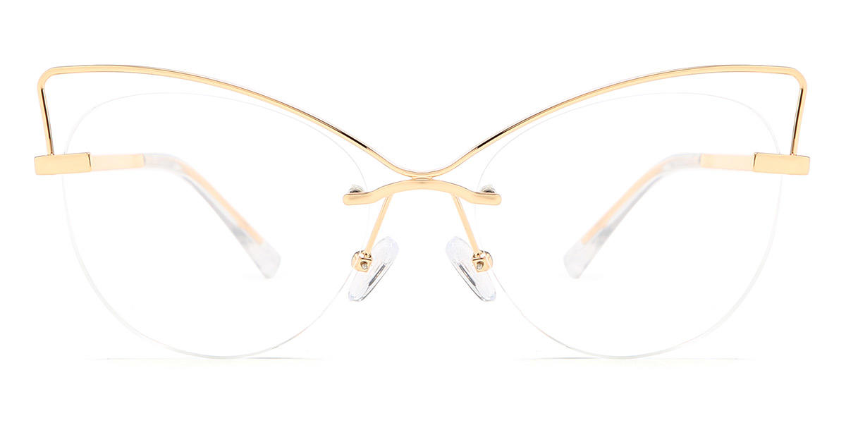 Gold Shirley - Cat Eye Glasses
