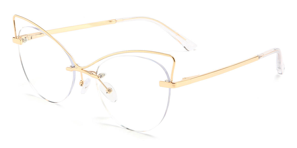 Gold Shirley - Cat Eye Glasses