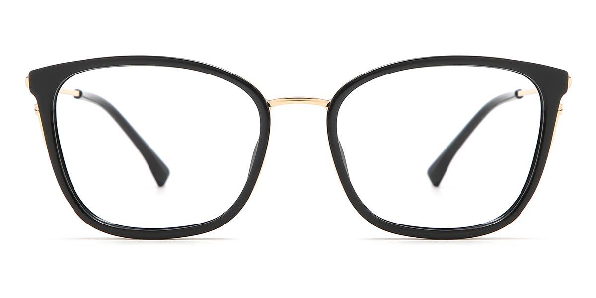 Black Eleanore - Rectangle Glasses