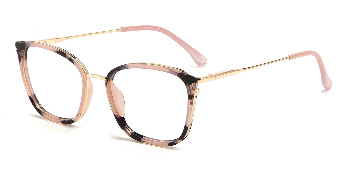 Tortoiseshell Eleanore - Rectangle Glasses