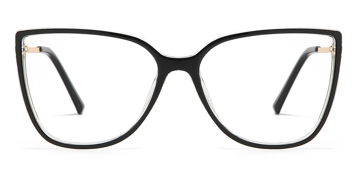 Eghver - Square Black Glasses For Women
