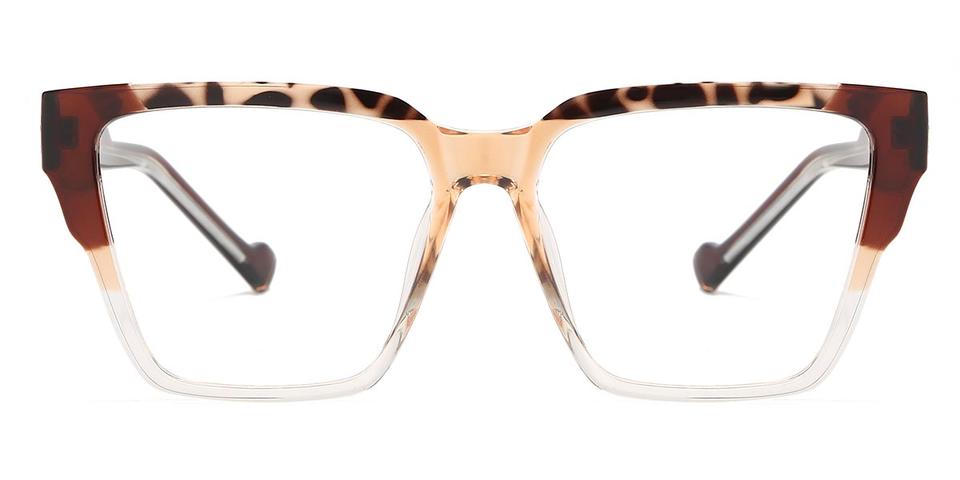 Tawny Tortoiseshell Echo - Square Glasses