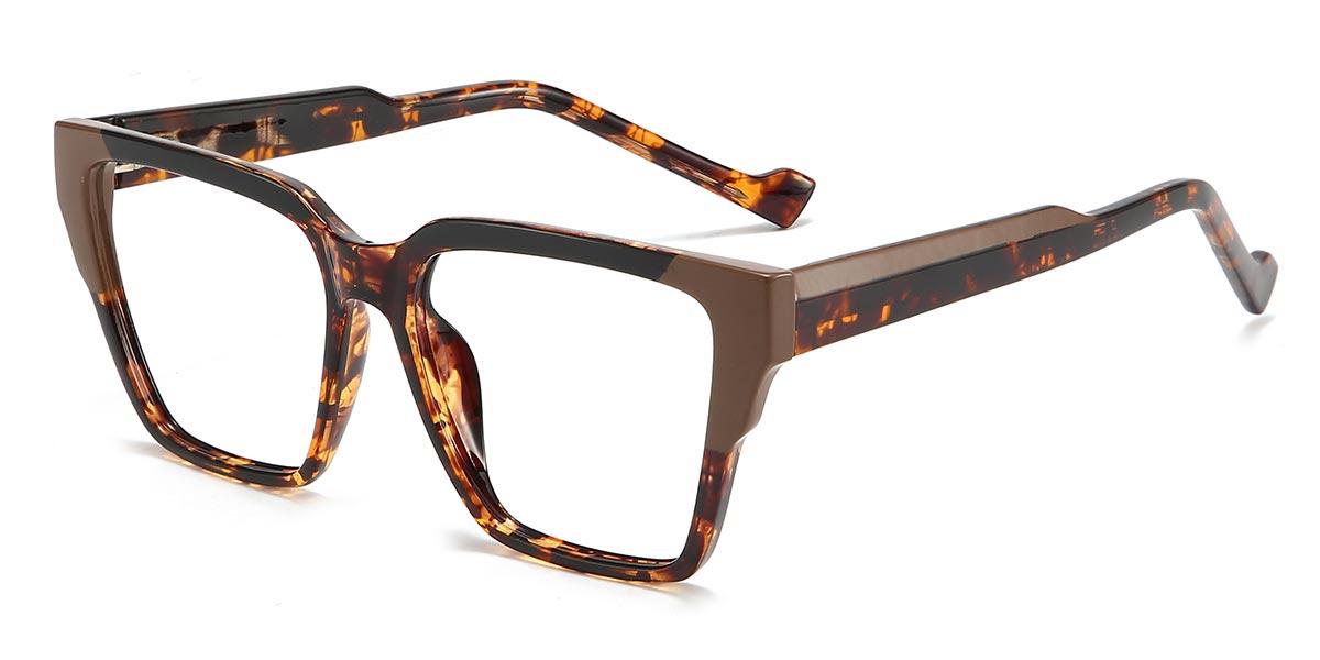 Brown Tortoiseshell Echo - Square Glasses