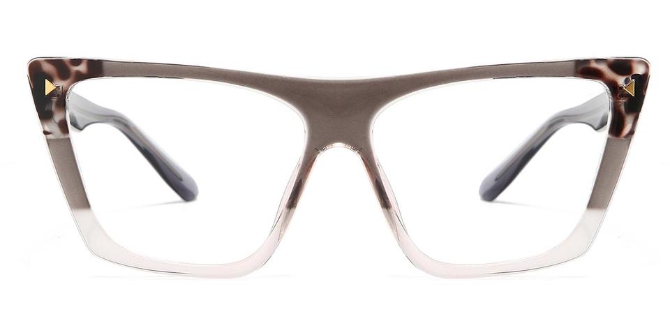Gradient Grey Cherish - Square Glasses