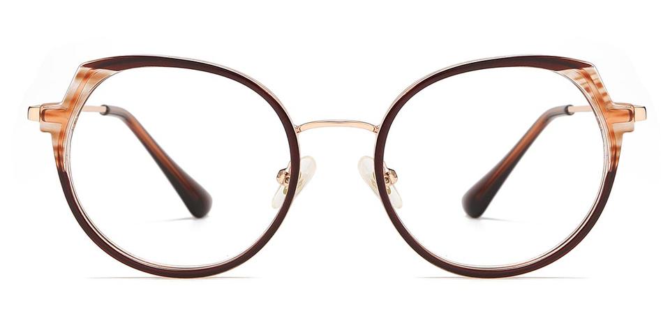 Brown Coisini - Oval Glasses
