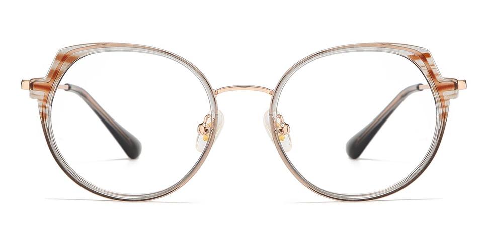 Clear Grey Coisini - Oval Glasses