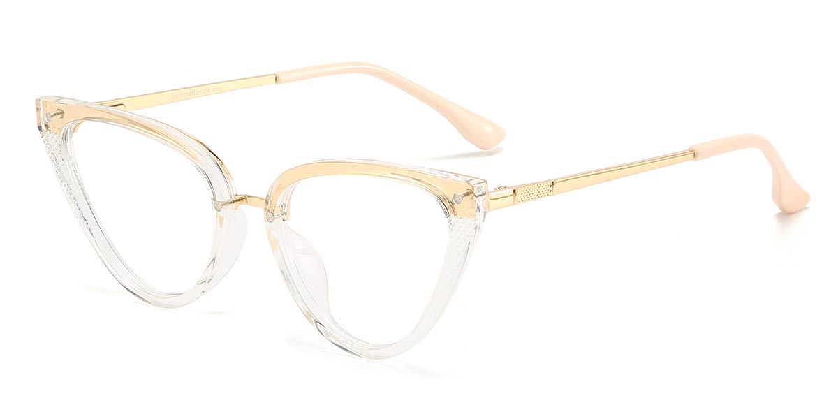 Clear Vaidurya - Cat Eye Glasses