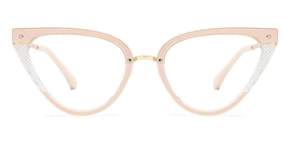 Cream White Vaidurya - Cat Eye Glasses