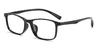 Black Corey - Rectangle Glasses