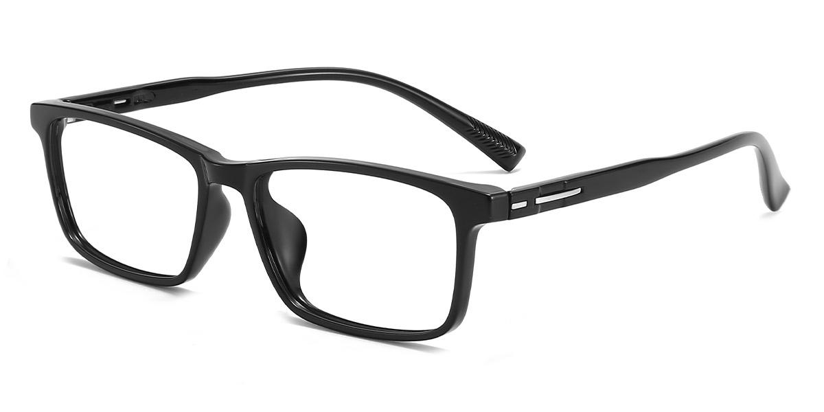 Black Boris - Rectangle Glasses