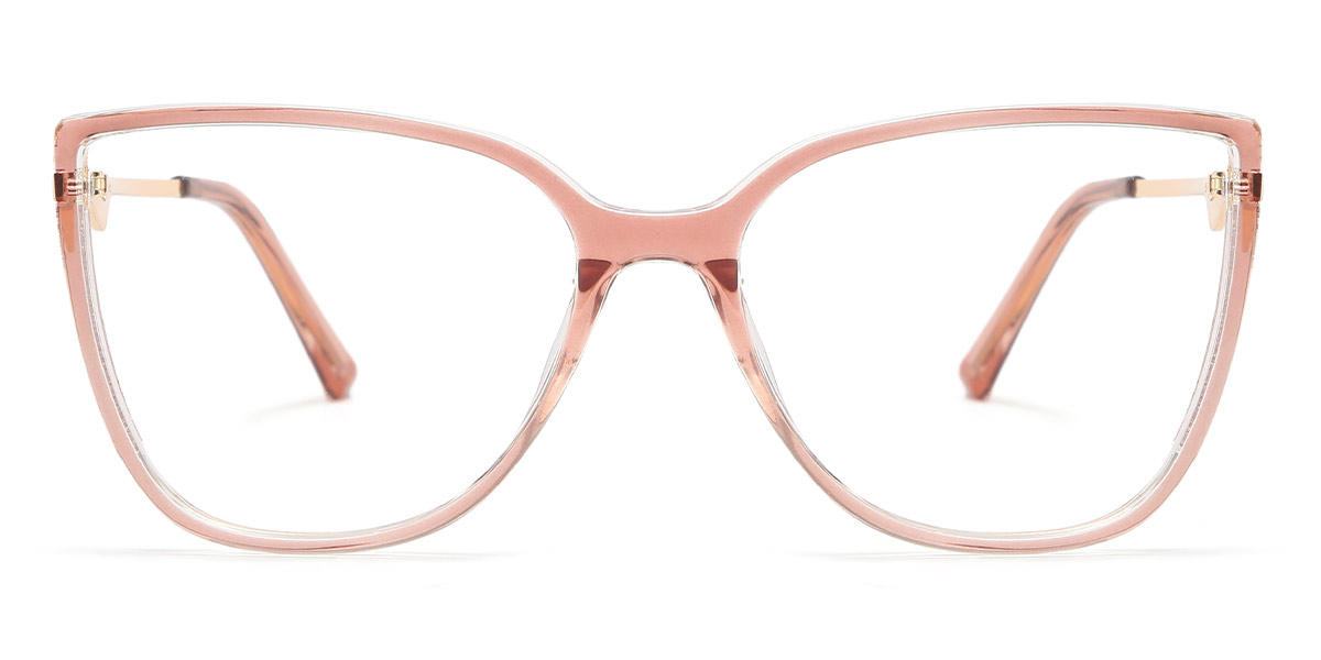 Coral Orange Eghver - Square Glasses
