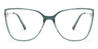 Dark Green Eghver - Square Glasses