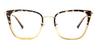 Tortoiseshell Yellow Ariella - Cat Eye Glasses