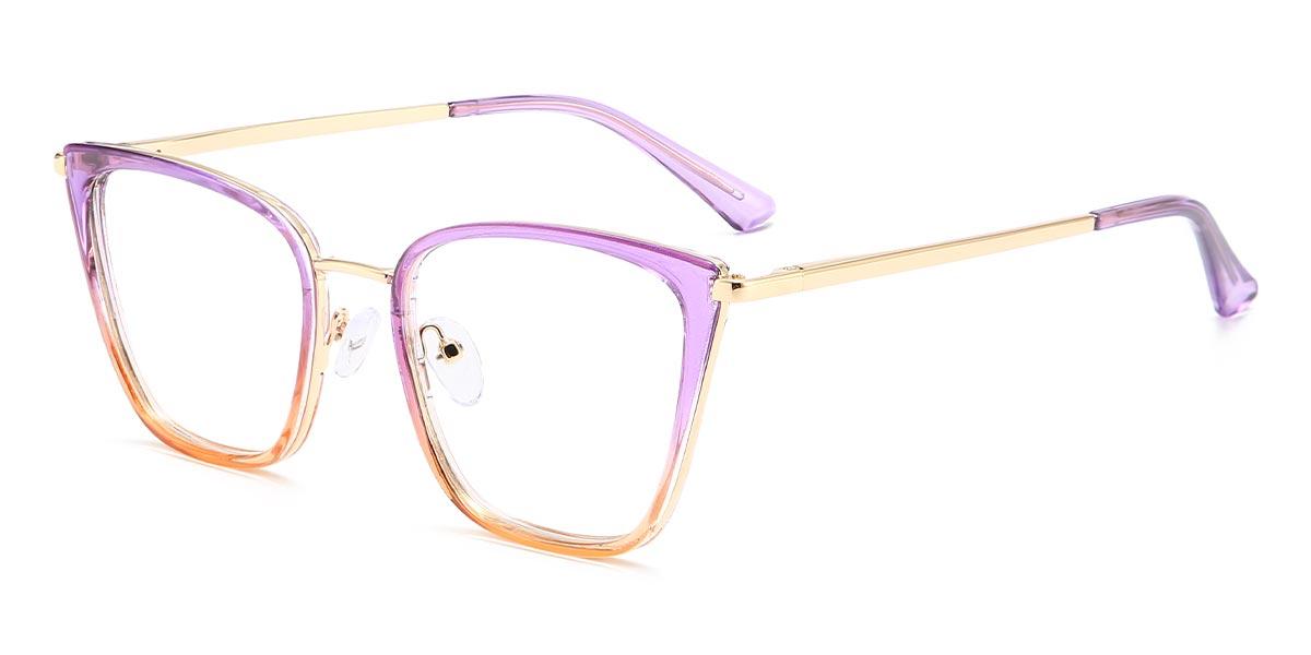 Purple Orange Ariella - Cat Eye Glasses