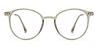 Olive Green Enid - Oval Glasses