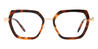 Tortoiseshell Carr - Rectangle Glasses