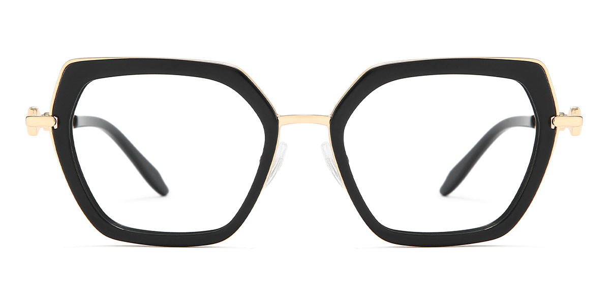 Black Carr - Rectangle Glasses