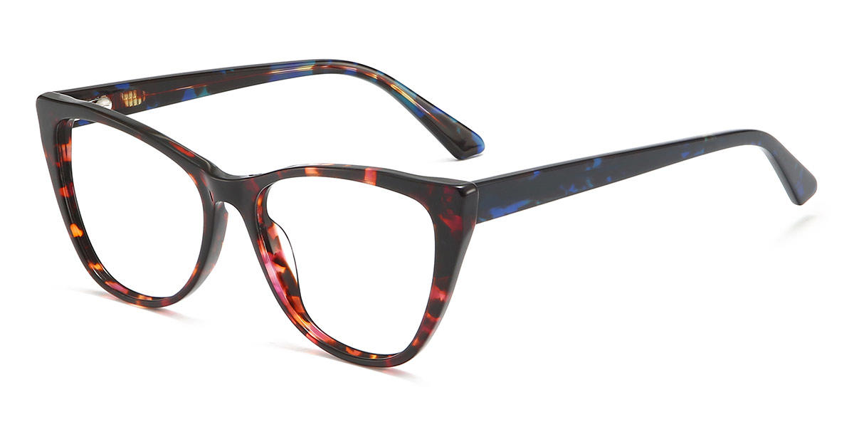 Red Spots Gemma - Cat Eye Glasses