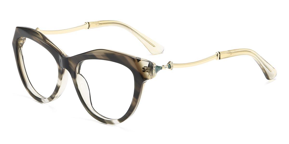 Brown Tortoiseshell Janet - Cat Eye Glasses