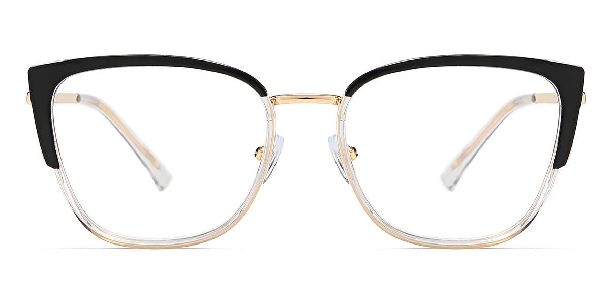 Black Clear Beatrice - Cat Eye Glasses