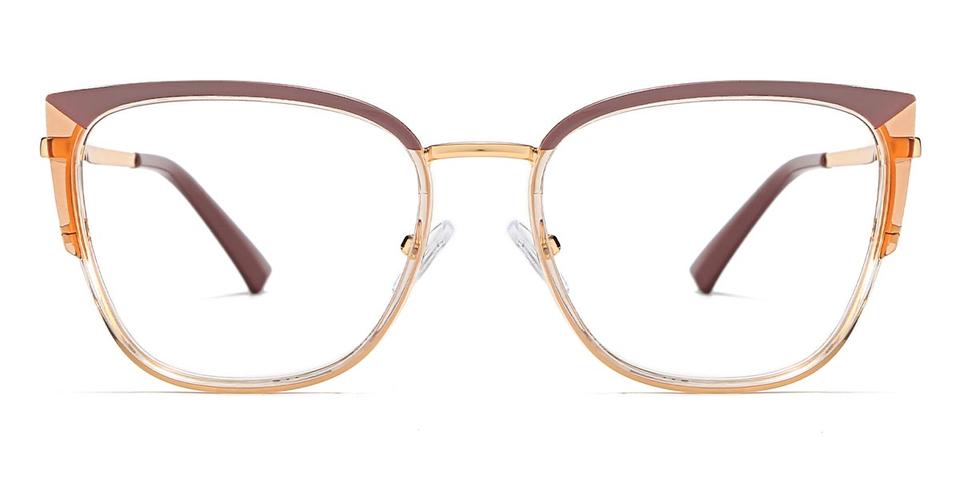 Cameo Brown Champagne Beatrice - Cat Eye Glasses