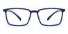 Blue Morton - Rectangle Glasses